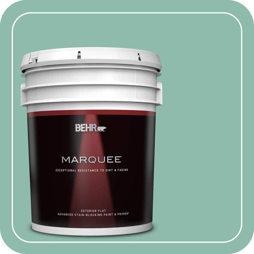 5 gal. #MQ6-37 Mild Evergreen Flat Exterior Paint & Primer price history on PriceWatchPro