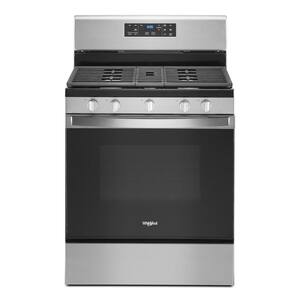 5.0 cu. ft. Gas Range with Self Cleaning and Center Oval Burner in Fingerprint Resistant Stainless Steel