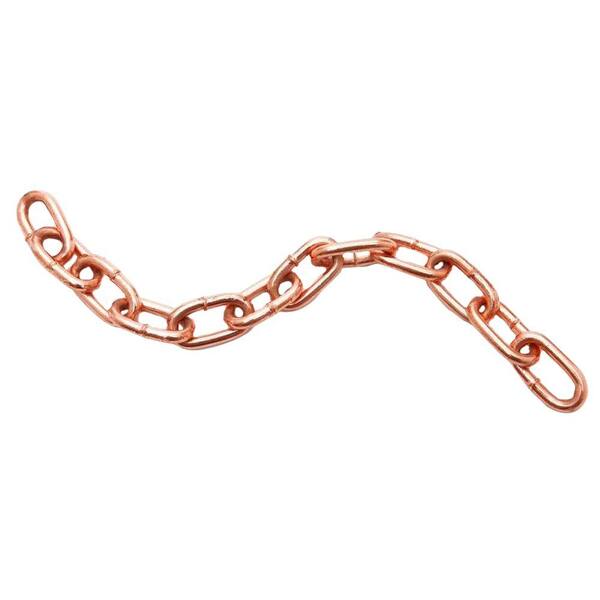 Old Dutch H.G. Decor Copper Chain Sold in 1 ft. Lengths, 8 ft. Max-DISCONTINUED
