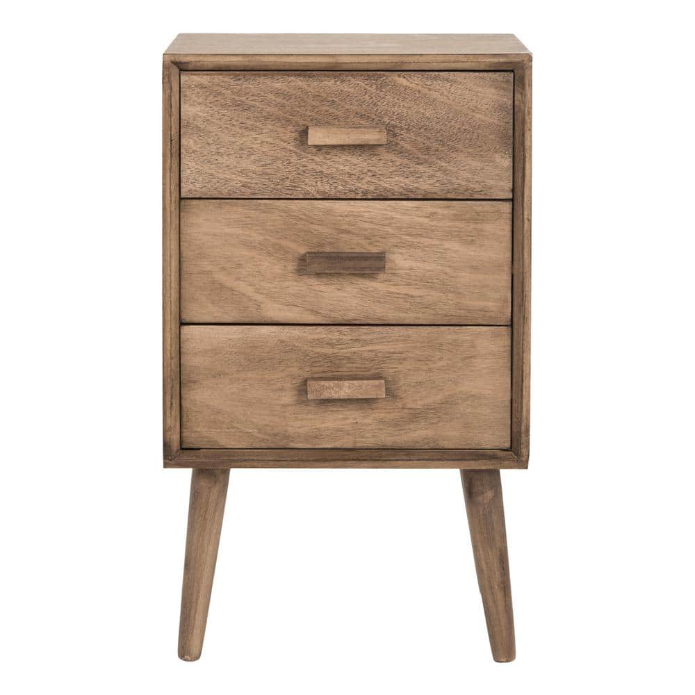 Pomona 27" Desert Brown Pine 3-Drawer Chest