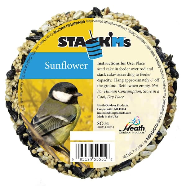 Heath Stack'Ms Seed Cakes - Sunflower (Case of 6)