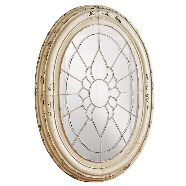 Park Designs Window Frame Aged Cream Metal Mirror