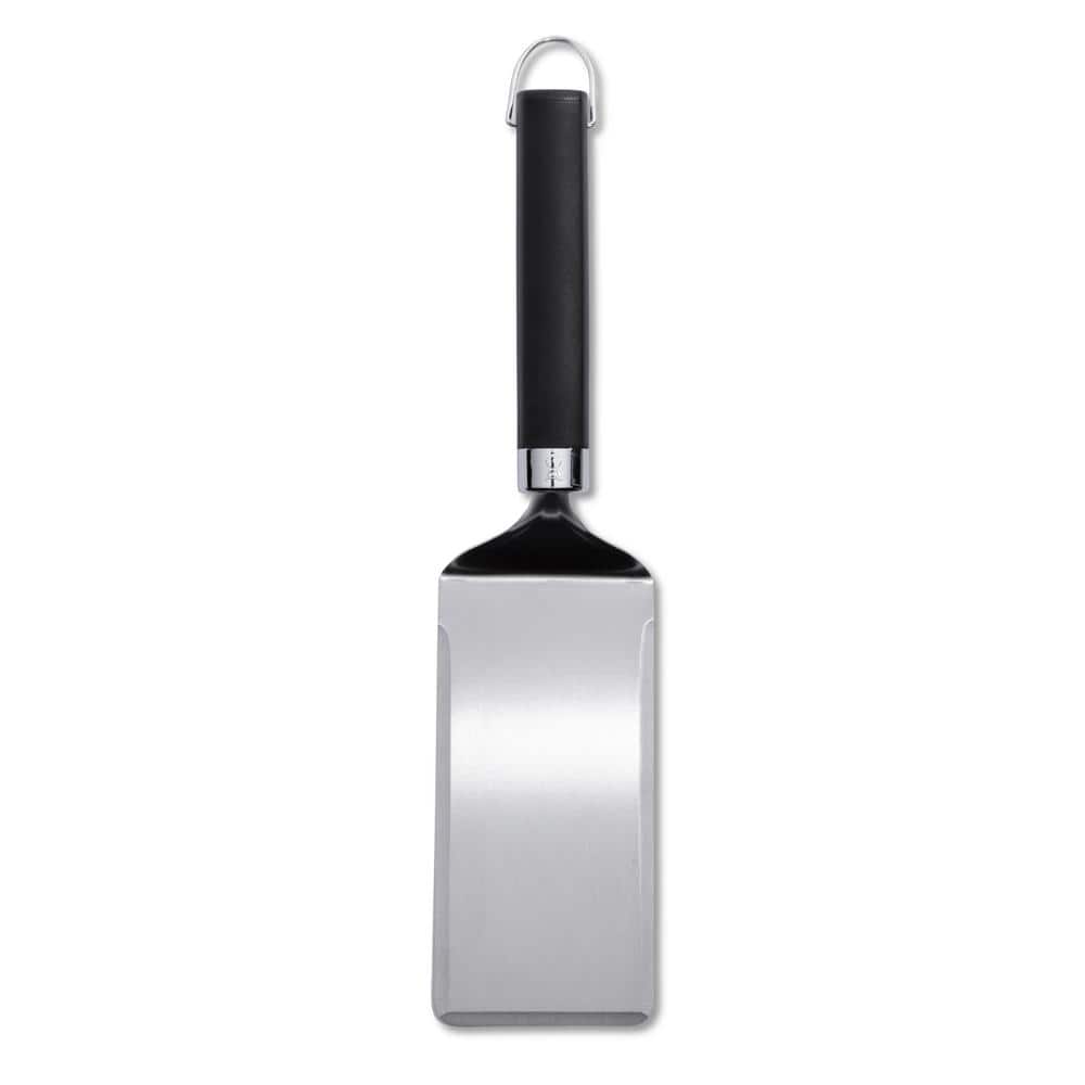 Weber Stainless Steel Griddle Spatula with Black Handle