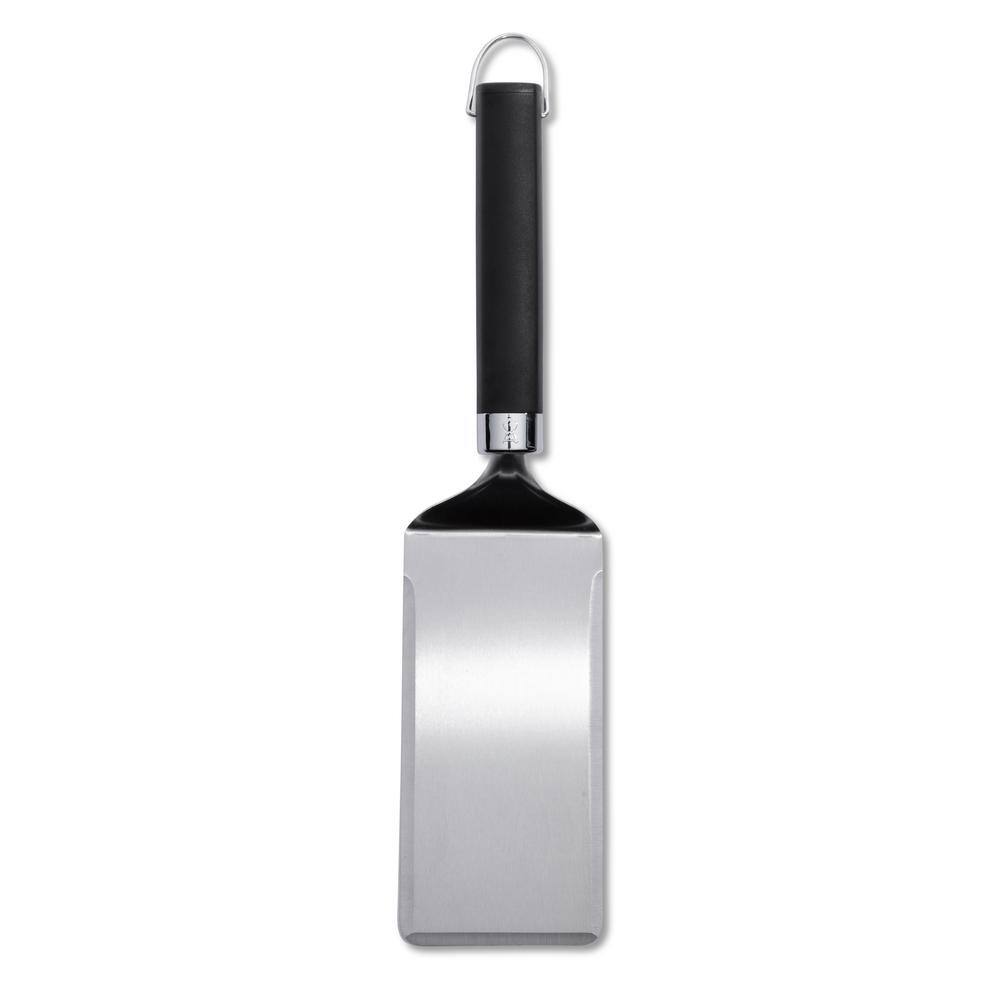 Weber Stainless Steel Griddle Spatula with Black Handle