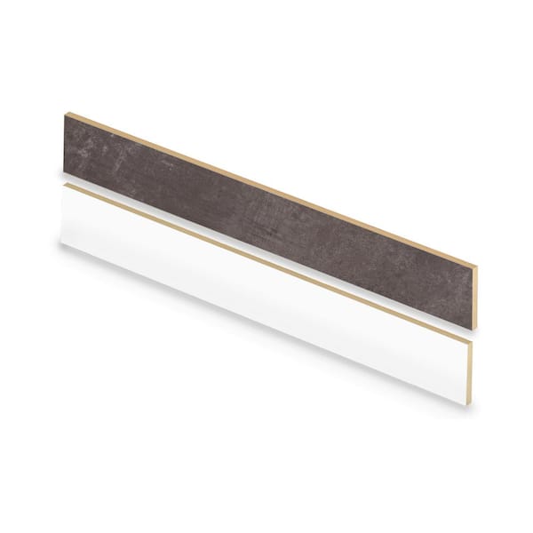 Cap A Tread Overlook Slate 47 in. L x 7.37 in. W x 0.56 in. T Vinyl Overlay Stair Reversible Riser