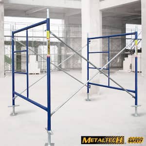 Saferstack 5 ft. x 5 ft. Steel Mason Scaffolding Frame, 2-Pack