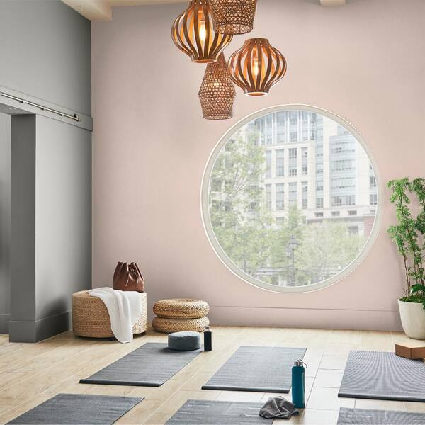 BEHR PRO 5 gal. #230C-1 Winthrop Peach Eggshell Interior Paint