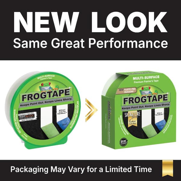FrogTape - Multi-Surface 1.41 in. x 60 yds. Painter's Tape with PaintBlock