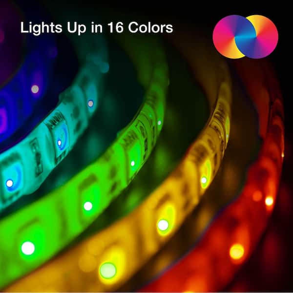 auraLED 64 ft. USB Plug-in Dimmable Cuttable Color Changing