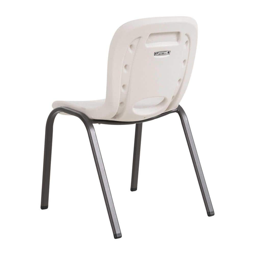 Almond Polyethylene Stackable School Chair for Kids