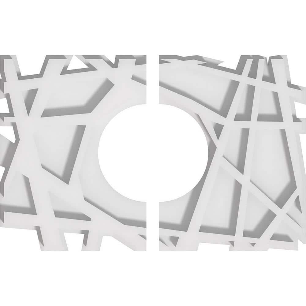 12 in. W x 8 in. H x 4 in. ID x 1 in. P Novo Architectural Grade PVC Contemporary Ceiling Medallion (2-Piece) price history on PriceWatchPro