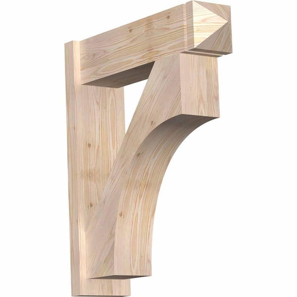 Ekena Millwork 8 in. x 32 in. x 28 in. Westlake Arts and Crafts Smooth Douglas Fir Outlooker