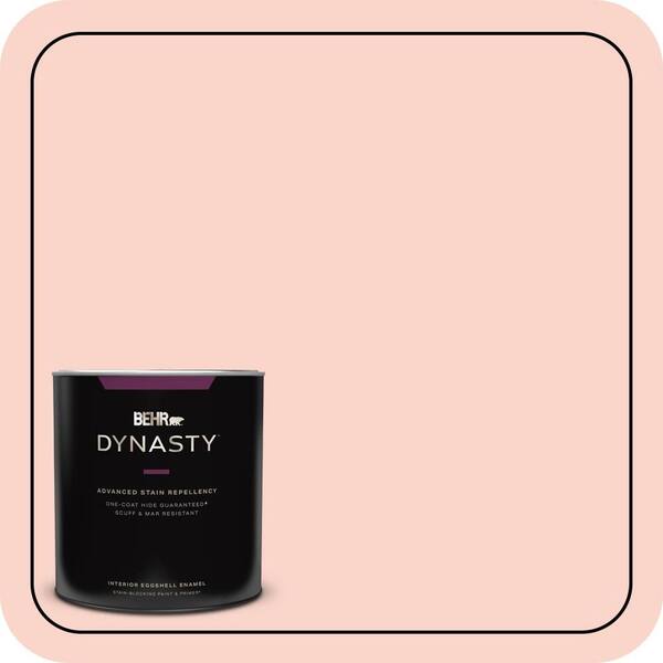BEHR DYNASTY 1 qt. #P180-1 Deco Shell Eggshell Enamel Interior Stain-Blocking Paint & Primer