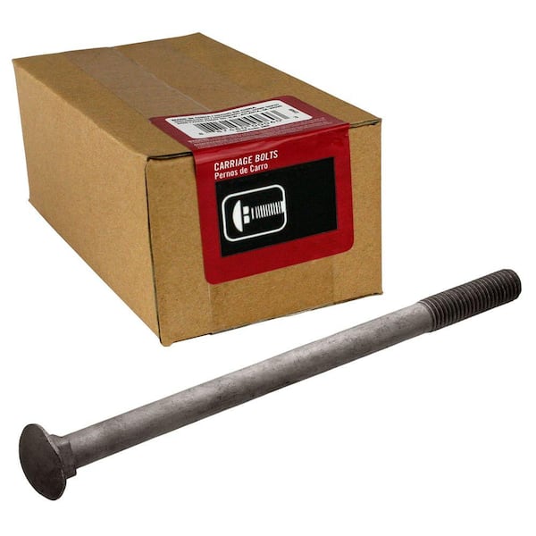 Everbilt 3/4 in.-10 x 10 in. Galvanized Carriage Bolt (10-Pack)