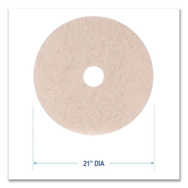 Natural Hog Hair Burnishing Floor Pads, 21