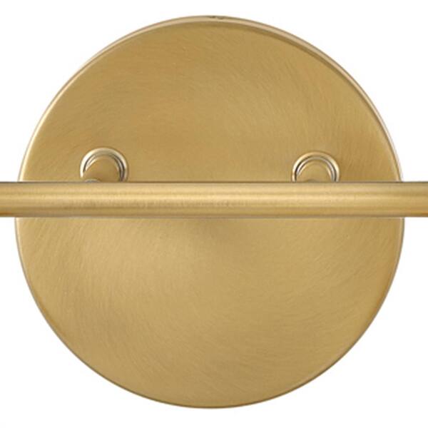 LARK - Juniper 15.0 in. 2 Light Lacquered Brass Vanity Light