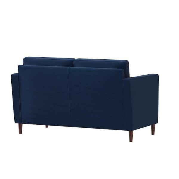 Lifestyle solutions lillith mid century best sale modern chair in navy blue