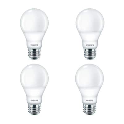 60-Watt Equivalent A19 Dimmable Energy Saving LED Light Bulb Daylight (5000K) (4-Pack)