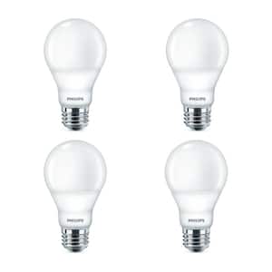 60-Watt Equivalent Daylight A19 Dimmable Energy Saving LED Light Bulb (5000K) (4-Pack)