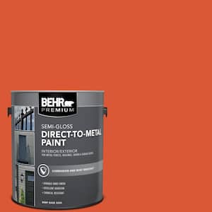 1 gal. #P190-7 Inferno Semi-Gloss Direct to Metal Interior/Exterior Paint