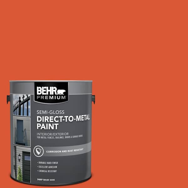1 gal. #P190-7 Inferno Semi-Gloss Direct to Metal Interior/Exterior Paint
