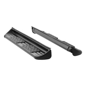 Black Stainless Truck Side Entry Steps, Select Ford F-250, F-350, F-450, F-550 Super Duty Extended Cab