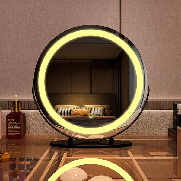 Led touch screen makeup mirror hotsell