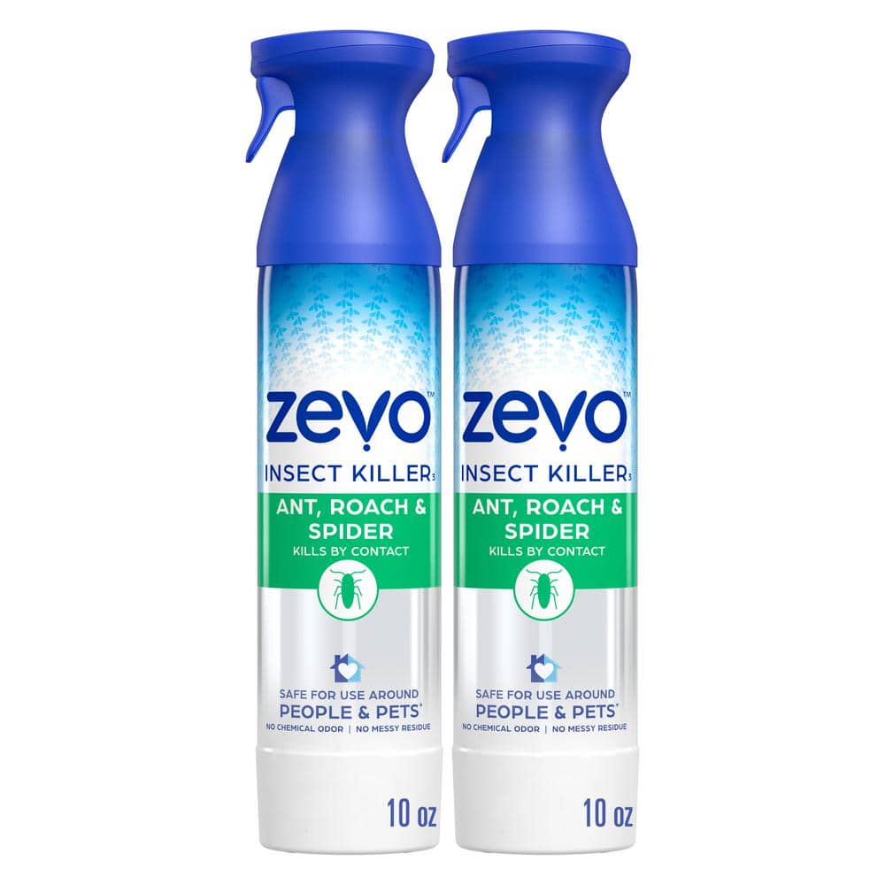 ZEVO 10 oz. Ant, Roach and Spider Insect Killer Aerosol Spray (Multi