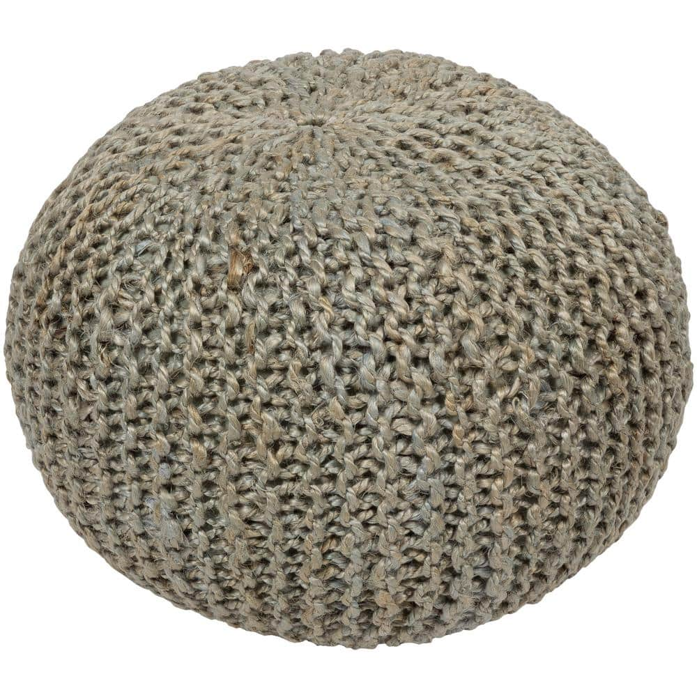 Livabliss Calabozo Light Gray Accent Pouf