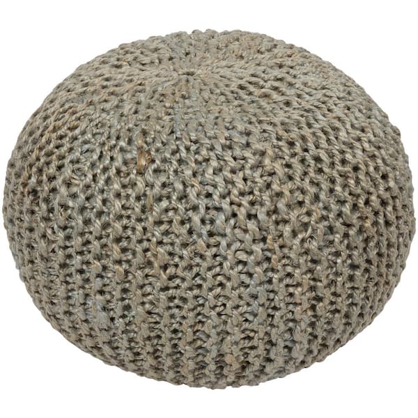 Livabliss Calabozo Light Gray Accent Pouf