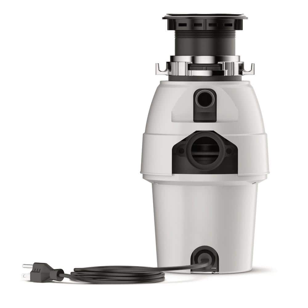 Silver Continuous Feed Stainless Steel Food Waste Disposer