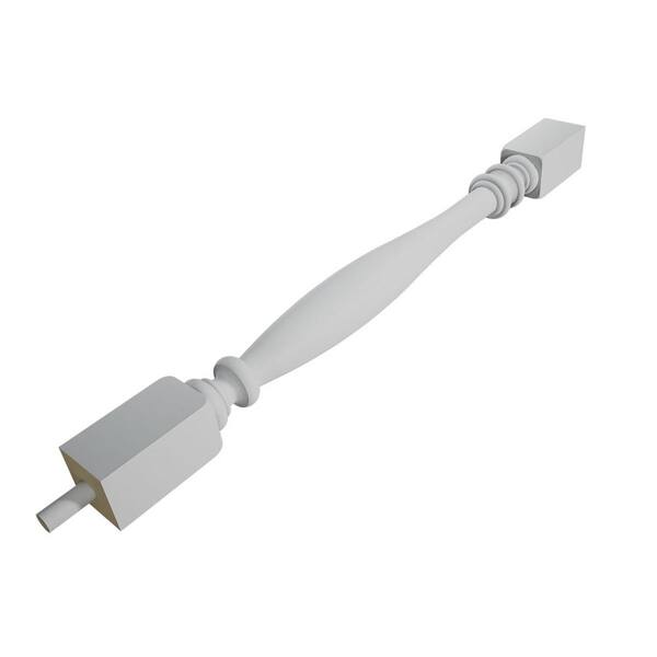 Ekena Millwork Endurathane 500 Series 32 in. H x 2.5 in. W White Resin Stair Baluster