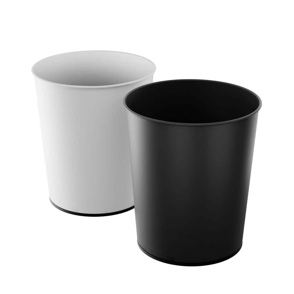 Home Zone Living 1.5 Gal. Stainless Steel Round Open Top