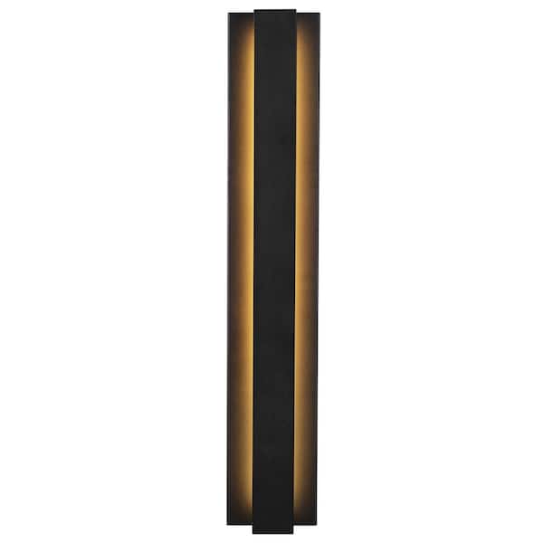 LamQee Modern 1-Light Black Dimmable Integrated LED Wall Sconce