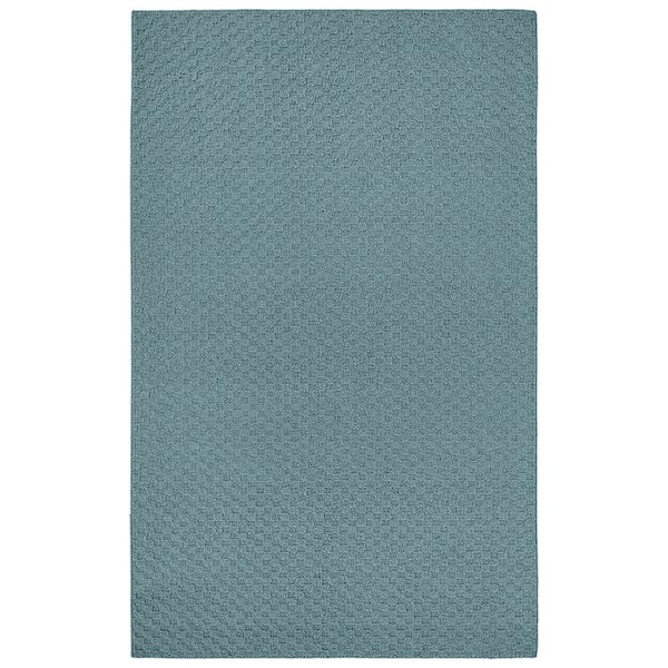 Garland Rug Town Square Sea Foam 12 ft. x 15 ft. Geometric Area Rug