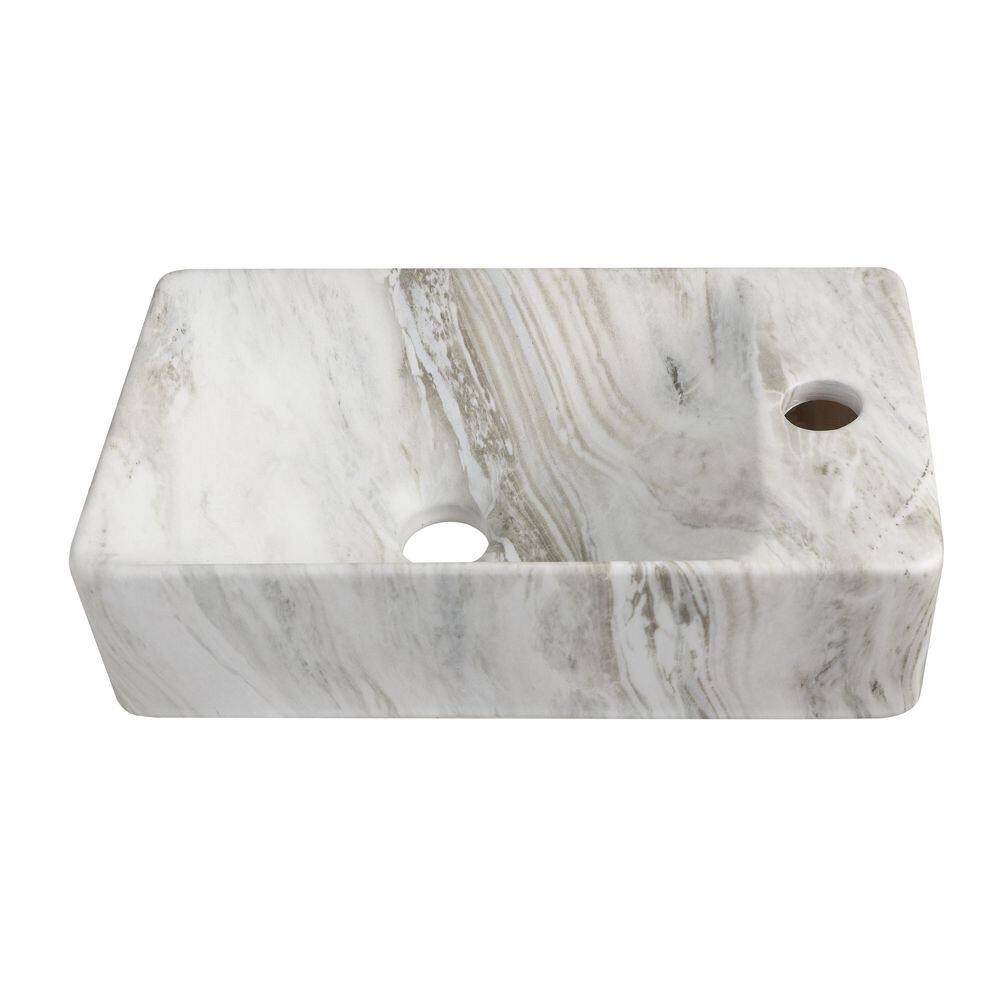JONATHAN Y Felix Tavolino Cubo In Marmo Naturale – Nero/Bianco, 39,4 Cm, Contemporaneo