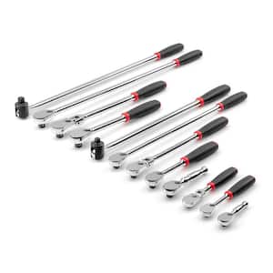 TEKTON 1/4 in., 3/8 in., 1/2 in. Drive Quick-Release Ratchet and