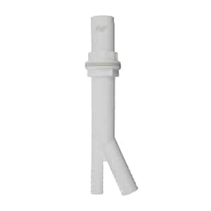 2.5 in. O.D. Plastic Kitchen Dishwasher Air Gap without Cap in White