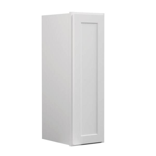 36 in. W x 12 in. D x 12 in. H Shaker Dove Plywood Ready to Assemble Kitchen Wall Cabinet with Doors and Shelves