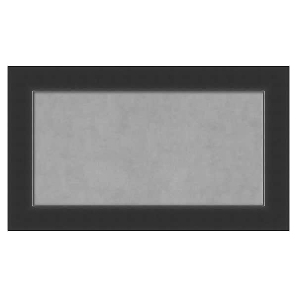 Amanti Art Corvino Black 29 In. X 29 In. Framed Magnetic Board