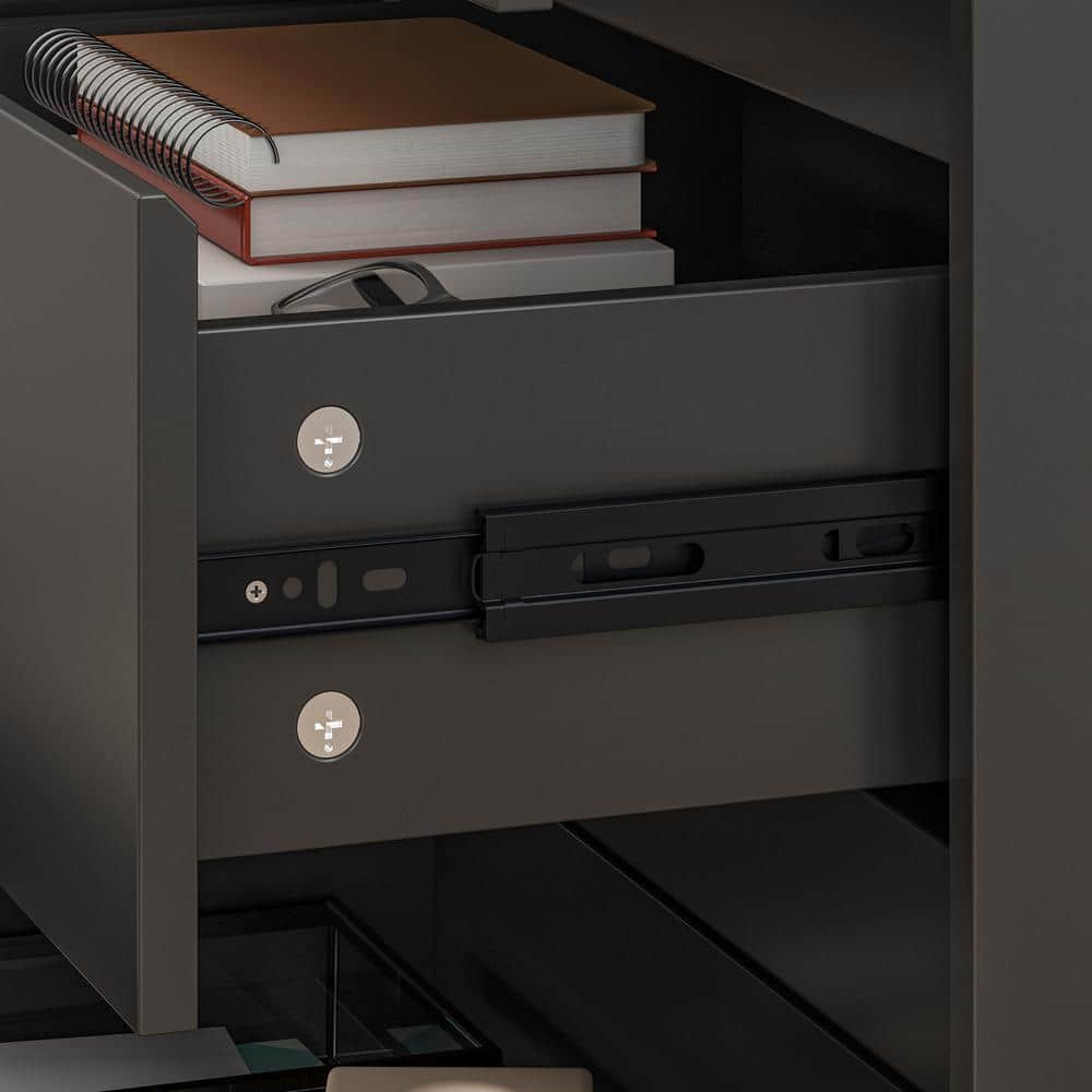 9-Drawer Black Wood Dresser Modern Style 31.5 in. H x 63 in. W x 15.7 in. D - thumbnail 10