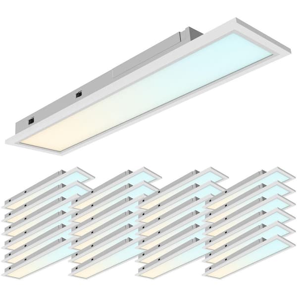 6x2 ft. Integrated LED Recessed Backlit Panel 13W/16W/20W, 4CCT, Up to 2200 Lumens, 0-10V Dimmable UL Listed 24 Pack