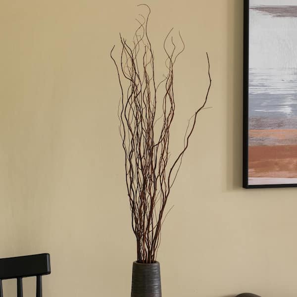 Uniquewise 57 in. Brown Natural Dry Branches Authentic Willow ...