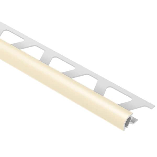 Schluter Rondec Sand Pebble 0.5 in. x 98.5 in. PVC Bullnose Tile Edging Trim