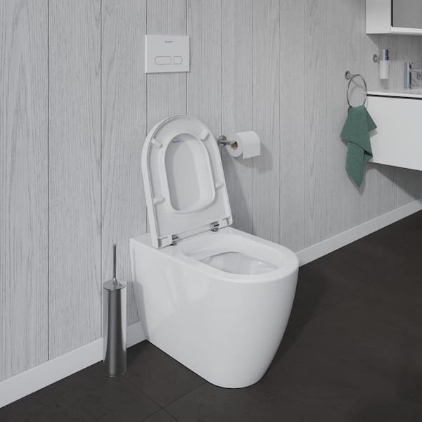 Duravit ME by Starck Elongated Toilet Bowl Only in White with