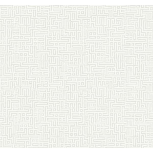 Seabrook Designs Margalo Rockefeller Maze Paper Unpasted Nonwoven Wallpaper Roll 60.75 sq. ft.