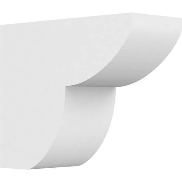 Ekena Millwork 5 in. x 10 in. x 12 in. Standard Crestline Architectural Grade PVC Rafter Tail Brace