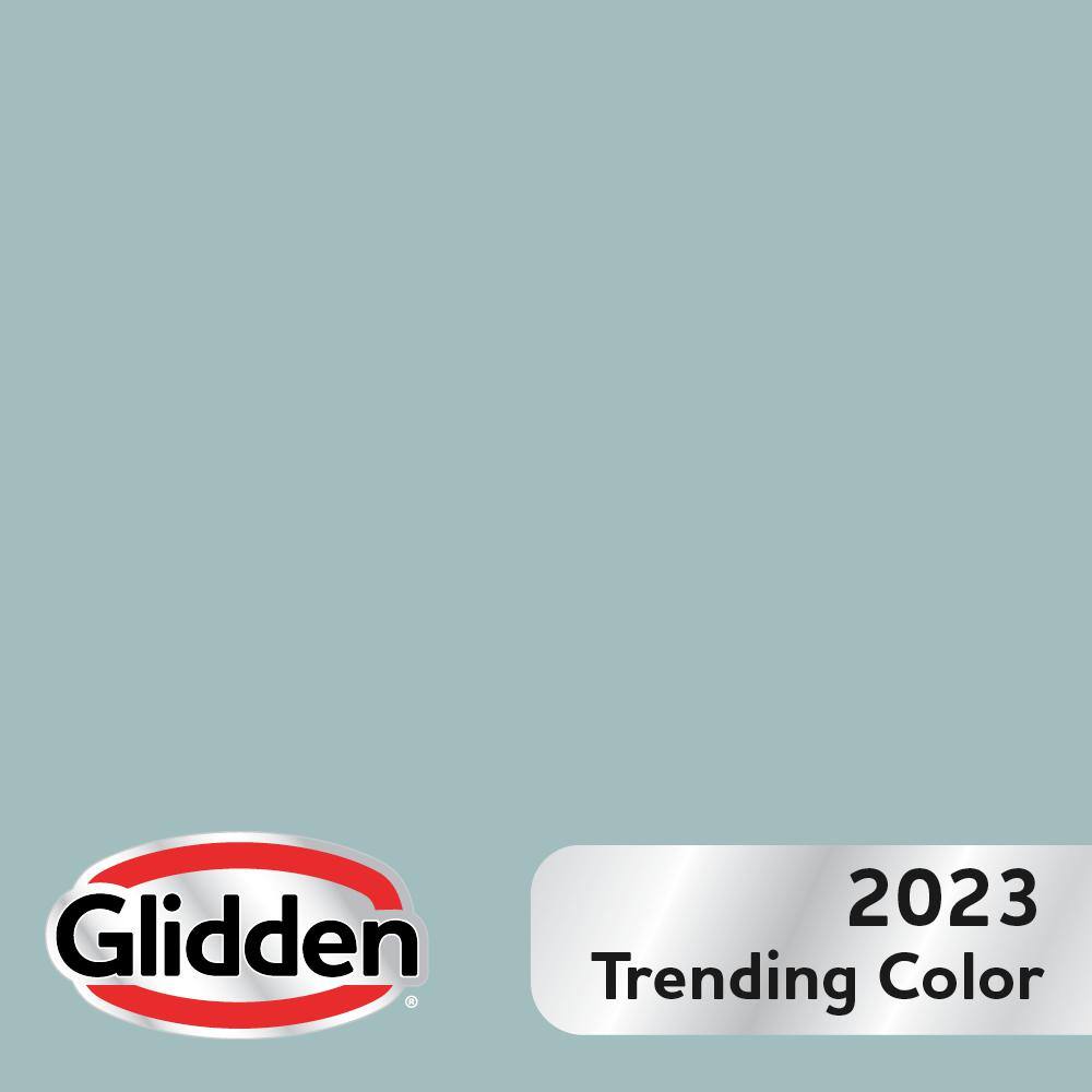 Glidden Premium 1 gal. PPG11484 Lazy River Satin Interior Paint
