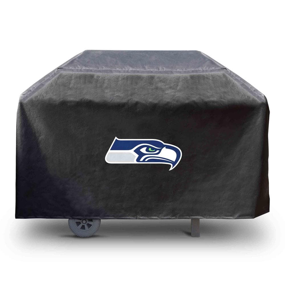 FANMATS NFLSeattle Seahawks Rectangular Black Grill Cover 68 in. x