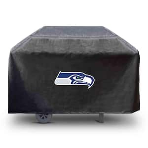 NFL-Seattle Seahawks Rectangular Black Grill Cover - 68 in. x 21 in. x 35 in.